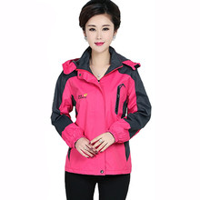 2022Spring Autumn New Women Jacket Middle-aged Long Sleeve Sports Coat Hooded Windbreak Female Zipper Jacket 4XL R958 2024 - buy cheap