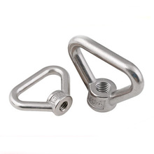 1Pcs M8 M10 M12 M14 304 Stainless steel triangle eye bolt nut toroidal ring nuts 2024 - buy cheap