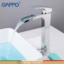Gappo-torneiras tipo cascata, para banheiro, água quente e fria, misturador, cromado 2024 - compre barato