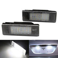 2Pcs/Set HAUSNN LED License Plate Light Error Free for Citroen BERLINGO ESTATE VAN JUMPY C2 C3 C4 C5 DS3 Xenon White Color 2024 - buy cheap