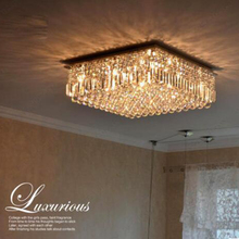 Luces de techo de cristal modernas de lujo lámparas de alta calidad para sala de estar pasillo bombillas LED incluidas 2024 - compra barato