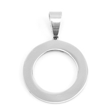 annulus round Tags Pendants for burnish double polished stainless steel diy gift Necklace&Pendants wholesale 10pcs 2024 - buy cheap