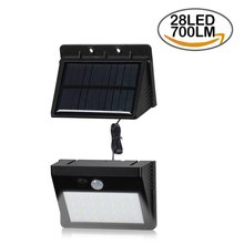 T-SUNRISE 28LED Outdoor Wall Light with Separable Solar Panel Waterproof IP64 Garden Solar Lamps 2024 - buy cheap