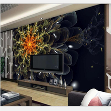 Beibehang, papel tapiz 3d, murales, decoración personalizada para el hogar, sala de estar, dormitorio, flores de gama alta, fondo abierto Rico a la moda, pintura de pared 2024 - compra barato