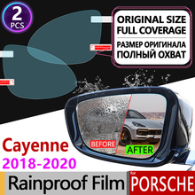 for Porsche Cayenne 2018 2019 2020 GTS Turbo S Full Cover Anti Fog Film Rearview Mirror Rainproof Anti-Fog Films Car Accessories 2024 - buy cheap