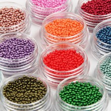 12 caixas/conjunto 0.6-0.8mm caviar arte do prego grânulo strass para unhas micro cristal jóias bola 3d decoração da arte do prego suprimentos do prego 2024 - compre barato