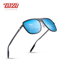 20/20 Brand Unisex Classic  Aluminum Sunglasses Men Polarized Mirror Square Sun Glasses Men For Women Oculos UV400 PK017 2024 - buy cheap