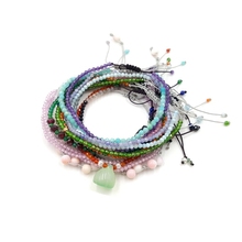 Lii Ji Tiny Delicate Gemstone Adjustable Friend Bracelets one set 2024 - buy cheap
