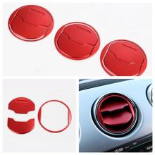 Areyourshop 9 PCS Dashboard Console Central Air Outlet Vent Cover Trim Red For Ford Mustang 2015+ Car Accessories Auto Parts 2024 - buy cheap