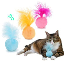 Забавные игрушки для кошек, Интерактивные мягкие плюшевые мячики, жевательная игрушка, мята для зубов, игрушка для кошек, котят, товары для домашних животных 2024 - купить недорого