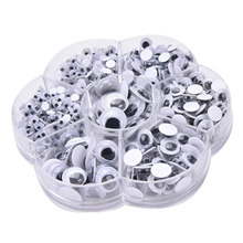 Round Self-adhesive 700PCS Mixed 4/5/6/7/10/12mm Dolls Eye For Toys Dolls Googly Black Eyes Used For Doll Accessories 2024 - buy cheap