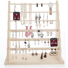 Necklace Organizer Earrings Organizer Jewelry Holder Necklace Bracelet Rack 4/6/8Layers Jewelry Display Stand Jewelry Packing 2024 - buy cheap