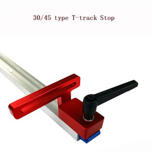 30/45 woodworking sliding slot limiter Track Stop Track Stop for T-Slot T-Tracks Woodworking Tool Miter Track 2024 - buy cheap