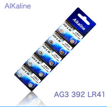 200pcs AG3 1.55V Button Cell Li-ion Watch Batteries LR41 192 L736 392 SR736 V36A Batteries Colorful lamp chain Finger Light 2024 - buy cheap