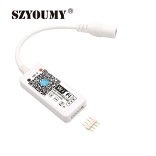 Szyoumy-mini controle inteligente rgb rgbw com 16 milhões de cores, para telefones com controle de intensidade. 2024 - compre barato
