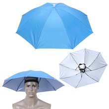 12 Kinds Fishing Umbrella Hat Cap Anti-Rain Headwear Handsfree Head Umbrella Anti-Sun Hat Adults Supplies Cappello Impermeabile 2024 - buy cheap