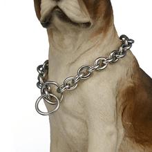 12-36"Top Design Stainless Steel 13/15mm Silver Color Cuban Curb Chain Training Choker Collar Pet Dog For Strong Bulldog Pitbull 2024 - buy cheap