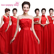 fashinable country style hot and sexy new bridesmaid dresses long woman dress for party red occasion dresses girls B4234 2024 - buy cheap