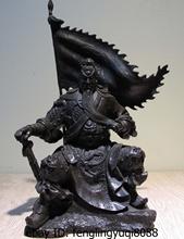 Escultura de buda guan gong guan yu em bronze decoração de arte chinesa estátua 160815 2024 - compre barato