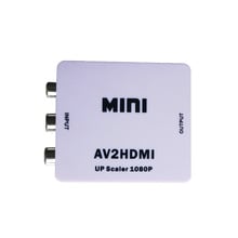 New Mini Composite 1080P AV To HDMI-compatible Audio Video AV CVBS Adapter Converter For HDTV 1080P Video with charger 2024 - buy cheap