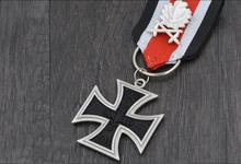 Medalla de Alemania de alta calidad EK1 1914 1813 Cruz de Hierro Caballero Cruz WW1 Caballero hoja de roble cinta broche decoración militar 2024 - compra barato
