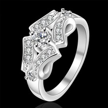 Кольцо с серебряным покрытием, кольцо из стерлингового серебра, Ювелирное кольцо, заводские цены, кольцо с инкрустированным камнем/WZEHOIWE YTHNGZDM 2024 - купить недорого