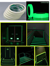 15mm x 3M/Roll Luminous Tape Self-adhesive Glow In The Dark Safety Stage Home Decorations Warning Tape 2024 - buy cheap