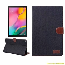 Для Samsung Galaxy Tab A 10,1 дюймов 2019 дюймов женский планшет T510 T515 из искусственной кожи с откидной подставкой смарт-чехол + Магнитный чехол с ручкой 2024 - купить недорого