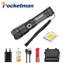 5000 lumen xhp50 most powerful flashlight usb Zoomable LED torch xhp50 18650 Rechargeable battery hunting z50 2024 - buy cheap