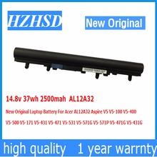 14.8v 37wh 2500mah AL12A32 New Original Laptop Battery For Acer AspireV5 V5-100 V5-400 V5-500 V5-171 V5-431 V5-471 V5-531 V5-571 2024 - buy cheap