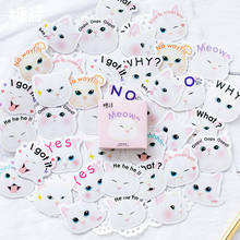 40pcs/set White Princess Stationery Stickers Diary Pack Posted It Kawaii Planner Scrapbooking Stationery Escolar School Supplies 2024 - buy cheap