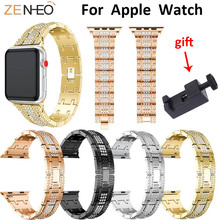 Ремешок для часов Apple Watch Series 4/3/2/1 38 мм 40 мм 42 мм 44 мм браслет для Apple Watch браслеты с регулируемым инструментом 2024 - купить недорого
