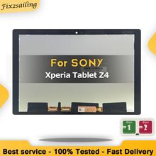 Tela lcd digitalizadora 100% testada, painel de substituição para sony xperia tablet z4 sgp771 sgp712 2024 - compre barato