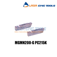 MGMN200-G pc215k * 10 pces grooving lâmina, sulcando inserções de carboneto de tungstênio, inserção para grooving titular mgehr & mgivr 2024 - compre barato