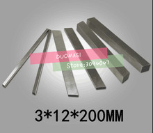 HRC60 3*12*200mm de aço de Alta-velocidade Afiada de aço TARUGOS de AÇO HSS ferramenta de Tornear lâmina Plana DIY material de faca, ferramenta de torno 2024 - compre barato