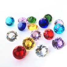 20mm 30pcs/Lot Mixed Colors Crystals Feng Shui Crafts for Wedding Table Decoration & Gifts crafts Quartz Diamond Paperweights 2024 - buy cheap