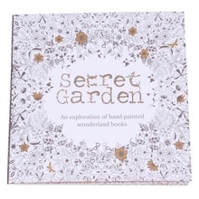 24 pages Secret Garden English version decompression and hand-painted color coloring book the magic forest paint children/adult 2024 - buy cheap