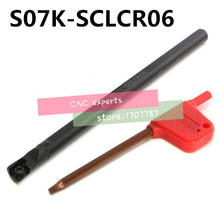 Barra de perforación de S07K-SCLCR06, herramienta de torneado interno, portaherramientas de tornear CNC, herramienta de corte de torno, SCLCR/L, insertos para CCMT0602 2024 - compra barato