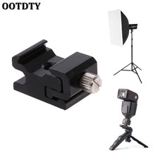 OOTDTY Hot Shoe Flash Bracket Stand Mount Adapter Trigger Holder Camera Accessories New 2024 - buy cheap