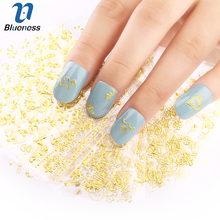 24 Pcs/Lot Silver/Gold 24 Designs Nail Stickers Beauty Glitter 3D Nail Art Bronzing Stamping Diy Decorations For Manicure Nails 2024 - buy cheap