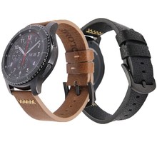 Folhome-Correa de cuero con personalidad para Samsung Gear S3, pulsera de 45MM, 46mm, para Huawei GT 2 1 2024 - compra barato