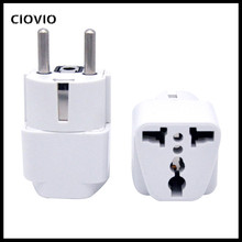 Universal European KR EU Plug Adapter AU UK American US To EU Germany Travel Adapter Electric Plug Power Charger Sockets Outlet 2024 - buy cheap