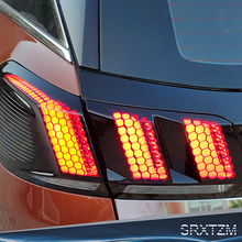 SRXTZM 6 шт. автомобиля внешние аксессуары задний Светильник лампы соты наклейки для Peugeot 3008 GT 2017 2018/ 5008 GT 2017 2018 2024 - купить недорого