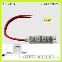10 шт. мини 12 В led контроллер RGB светодиодные ленты 3528SMD аксессуары tape50smd светодиодные ленты красочные 72 Вт 2024 - купить недорого