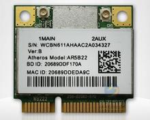 Athoers-tarjeta inalámbrica AR9462 AR5B22 WB222, dispositivo con Wifi + Bluetooth, compatible con 4,0 Mini Pci-e 2,4G/5,0 GHz, 300Mbps 2024 - compra barato
