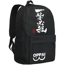 New One Punch Man Backpack Unisex Japan Anime One OPPAI Saitama Cosplay Oxford School Shoulders Bag Casual Backpacks 2024 - buy cheap