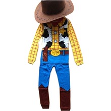 Disfraz de Woody Boy para niños, juego de rol, vaquero, vestidos de fantasía, paños, Cosplay con sombrero, 2019 2024 - compra barato