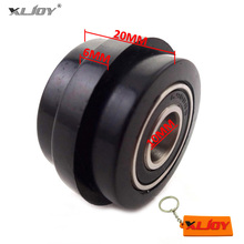 XLJOY Black 10mm ID Lip Chain Roller Tensioner Pulley Guide For Pit Trail Dirt Motor Bike Mini MX Motocross Motorcycle 2024 - buy cheap