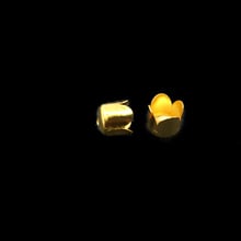 500 unids/lote cuentas doradas tapa final 8mm para accesorios DIY DH-FDA002-19 2024 - compra barato