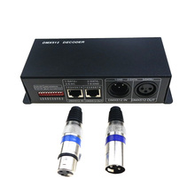 1pcs 4CH DC12-24V RGBW DMX 512 Decoder led controller, RGB LED DMX512 decoder 4 Channel * 8A  for LED Strip Light Free shipping 2024 - buy cheap
